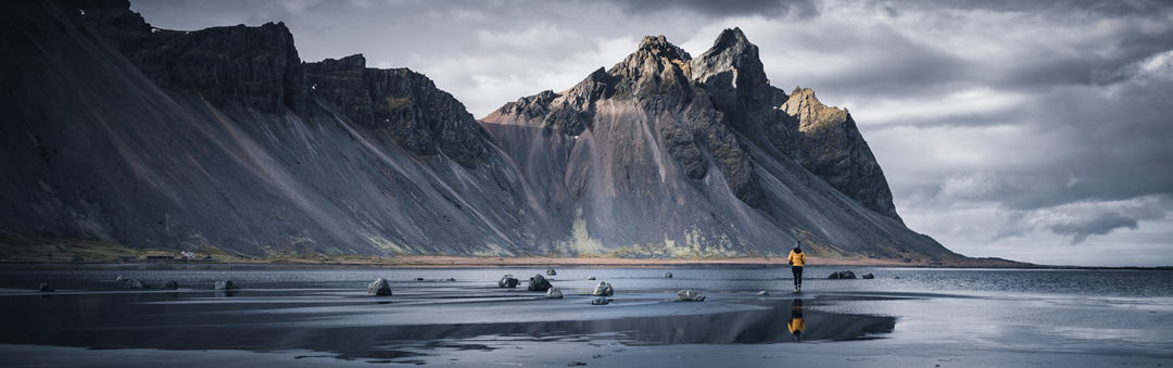 Image of a mountains and water